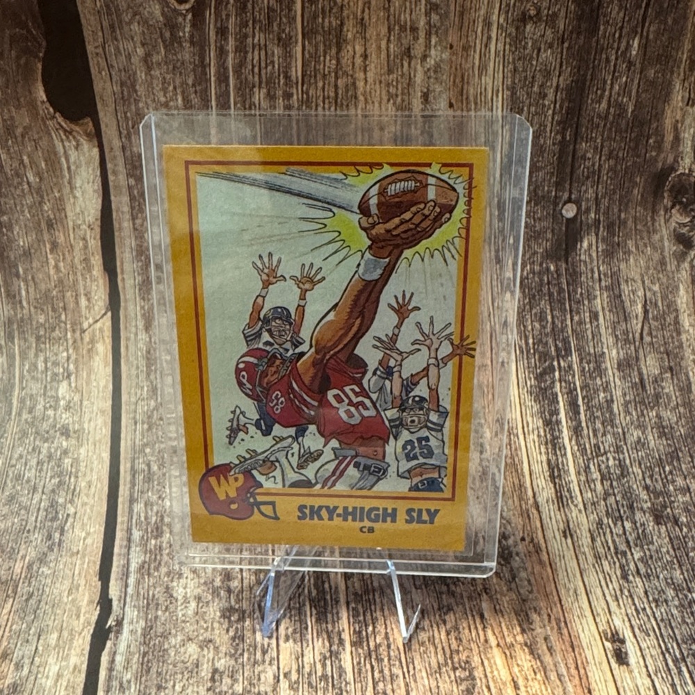 VTG 1991 Sunkist Growers Sky-High Sly Football Trading Card Item #PHK4977